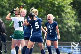 Mount Holyoke College Field Hockey Goal Celebration - 2021