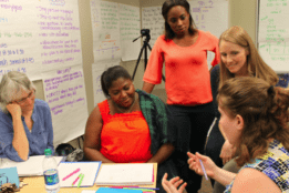 Summer Math Institute in a classroom (Professional and Graduate Education)