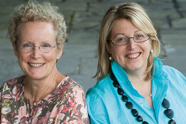 Debby Hall and Jane Zimmy ’74