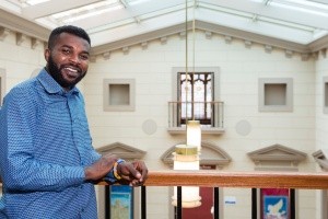 “My creative process is a simple one. For me, everything I do informs each other,” said Michael Ofori, visiting lecturer.