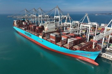 Container ship by Petar Milošević, CC BY-SA 4.0, via Wikimedia Commons.