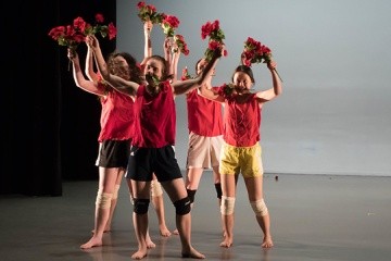 Senior class dancers pulled out all the stops to put their performance on in less than 24 hours. Photo credit: Charles Flachs