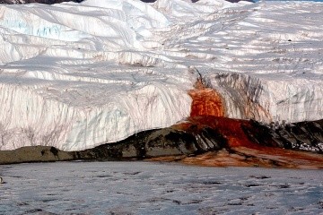 Blood falls in Antarctica by Peter Rejcek