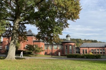 Blanchard Hall, photo taken in the fall of 2023