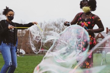 For the week of April 19–23, 2021, the Miller Worley Center held physically distanced, safe in-person gatherings to celebrate environmental living and learning.