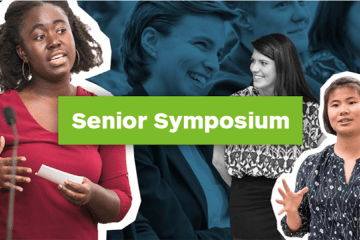 This year’s Senior Symposium was a virtual event and featured 132 presenters in 32 panels in different topics, primarily seniors and several groups of LEAP presentations.