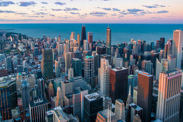 Aerial photo of Chicago by Pedro Lastra on Unsplash