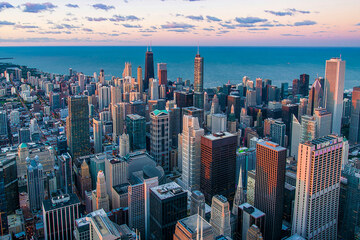 Aerial photo of Chicago by Pedro Lastra on Unsplash