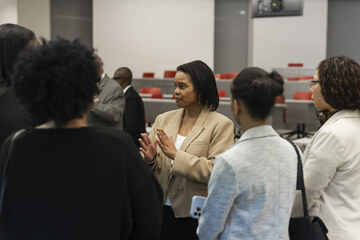 Mount Holyoke College President Danielle R. Holley (center). Photo courtesy of University of Houston Law Center.