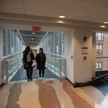 science-center-connecting-bridge.jpg The glass bridge that connects Kendade Hall and Clapp Laboratories