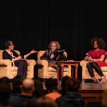 Panelists in discussion, BOOM 2019.