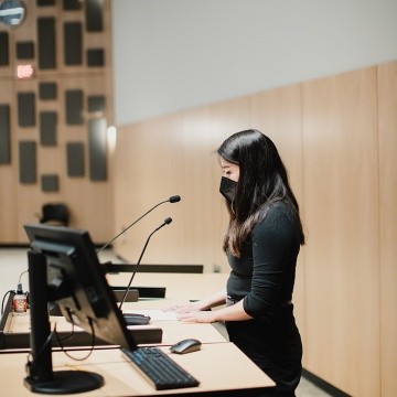 Contestant Jocelyn Maeyama of Wesleyan University.