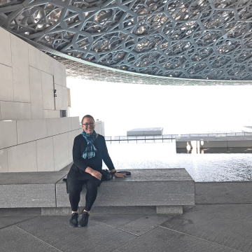 Interim President Tatum at the Louvre Abu Dhabi