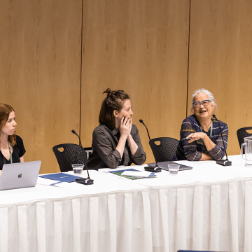 Panel of speakers at MWCE Climate Justice Summit.