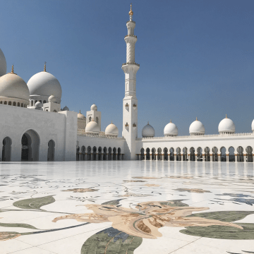 The Grand Mosque in Abu Dhabi