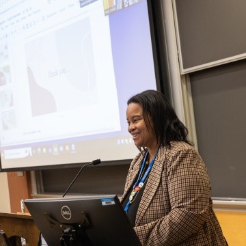 President Danielle R. Holley speaking at LEAP 2023