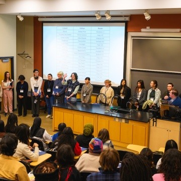Presenters at the Sophomore Institute at Mount Holyoke College