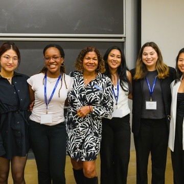 Presenters at Mount Holyoke College's LEAP Symposium, October 2024