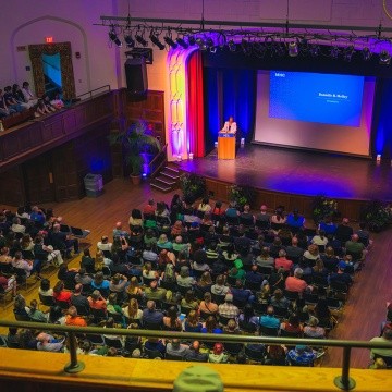Mount Holyoke College New Student Orientation - Chapin Auditorium