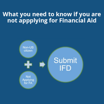 Screenshot of the video &quot;Not applying for financial aid?  Here's what you need to know.&quot;
