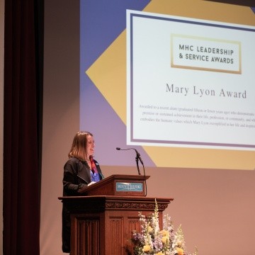 Presenting the Mary Lyon Award