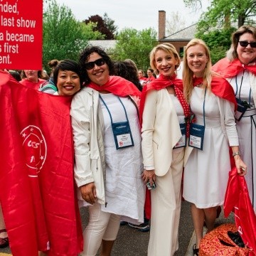 A red pegasus class enjoying the Laurel Parade