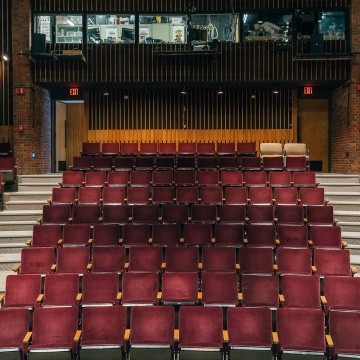 Rooke Theater - seats and sound booth