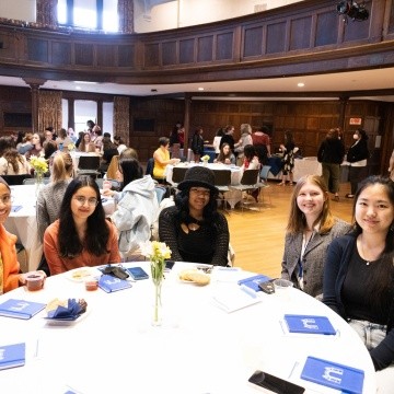 Students at the Leadership and Service Awards