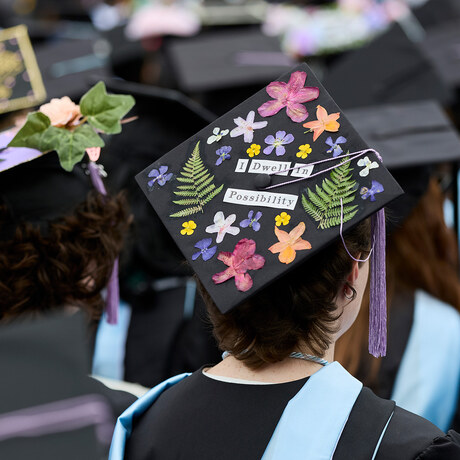 Commencement mortarboard - I dwell in possibility