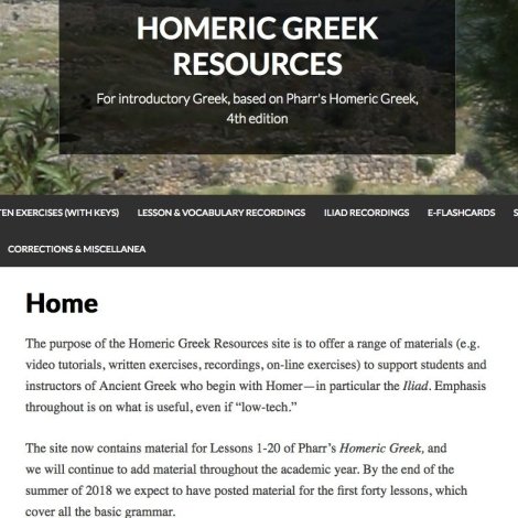 Homeric Greek Resources