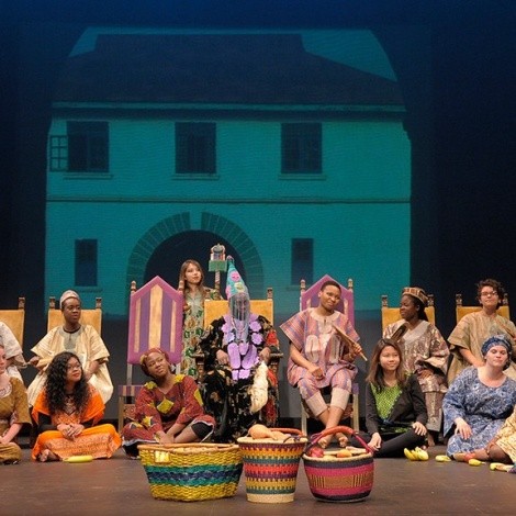 A scene from the African Opera “Queen Moremi“