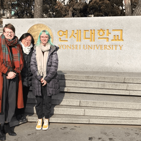 South Korea Reflections at Yonsei University