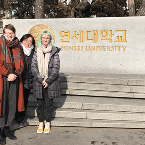 South Korea Reflections at Yonsei University