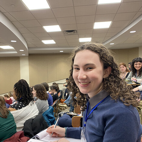 Teresa Jones ’28, at the Sophomore Institute 2026.