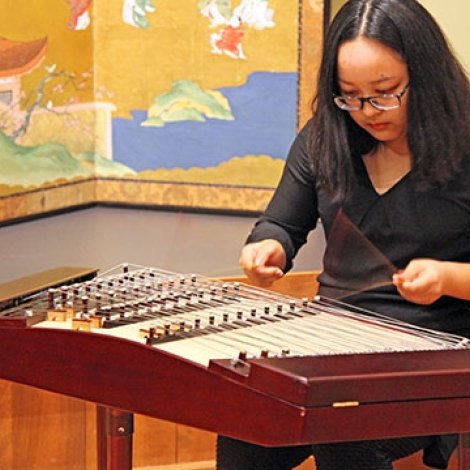 “I’m very happy to able to achieve so many things,” says Bingyao Liu ’19. “I have started something that is an incredible community. We’re not just partners who play music, we’re friends and family in a place far from home.” (photo: Angel Xiang ’20)