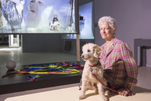 Photo of Joan Jonas ’58 by Moira Ricci