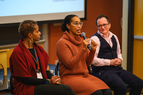 Presenters at the Sophomore Institute, 2025. Photo by Max Wilhelm.