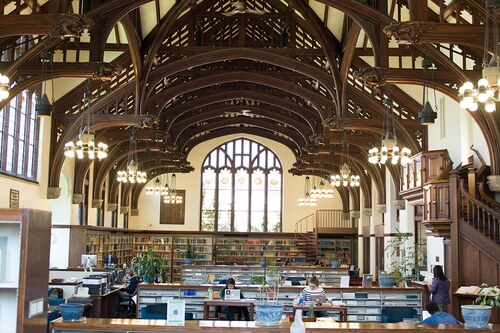 Mount Holyoke College Library Reading Room