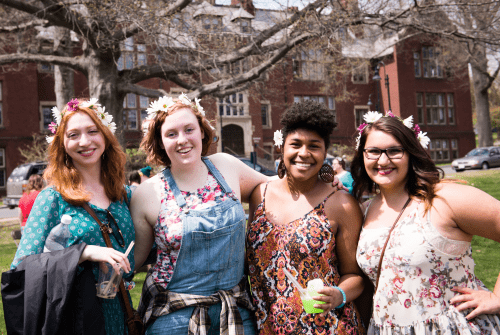 Students enjoying Pangy Day