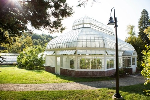 Exterior of Talcott Greenhouse