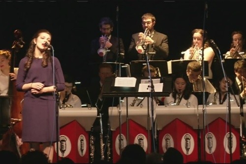 Jazz Ensembles performing in the Big Broadcast event