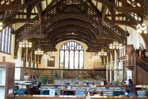 Mount Holyoke College Library Reading Room