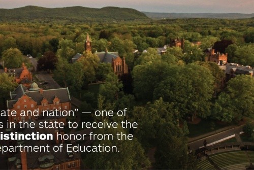 "A model for the state and the nation" - one of the only two programs in the state to receive the approved with distinction honor from the Mass Department of Education.