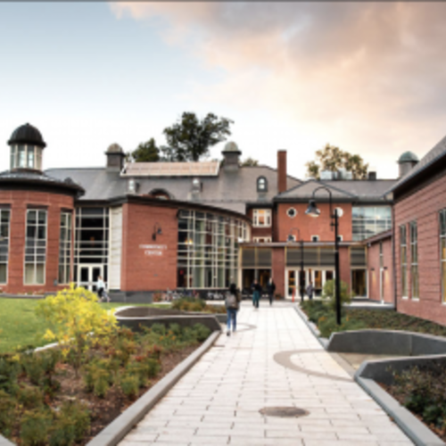 The side entrance of the Community Center