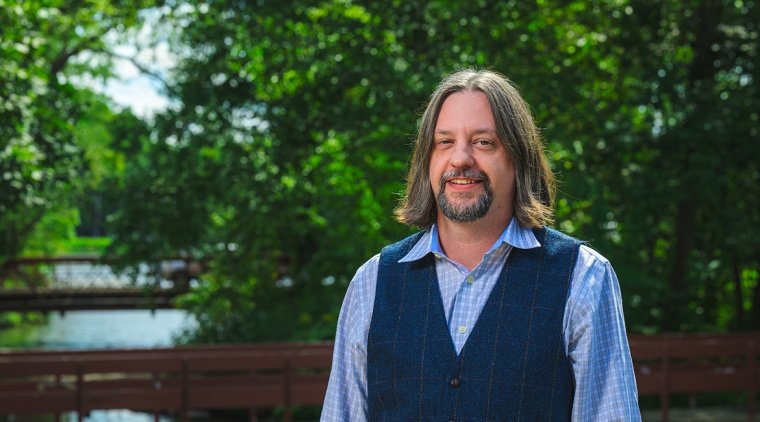 Douglas Roossien, Biological Sciences. Photo by Max Wilhelm, 2025.