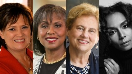 Anita F. Hill, Helen Drinan ’69, Janet Mock and Lynn Pasquerella ’80 are four vanguards who challenge restrictive social norms around gender. 