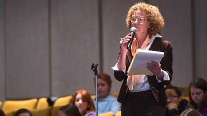 Mount Holyoke is known across the country as a leader in global education because of Eva Paus, director of the McCulloch Center.