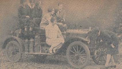 Members of Mount Holyoke’s fire brigade, 1920s.