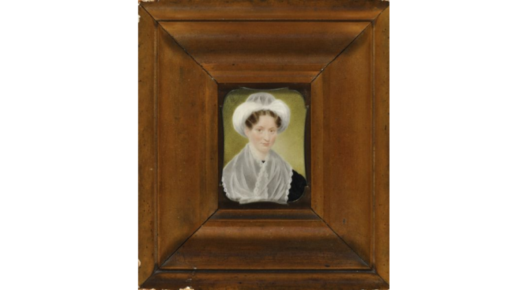 A portrait of Mount Holyoke founder Mary Lyon, in 1832.
