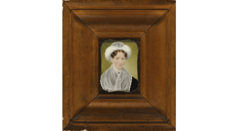 A portrait of Mount Holyoke founder Mary Lyon, in 1832.